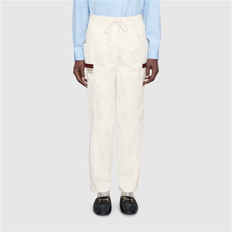all white gucci pants